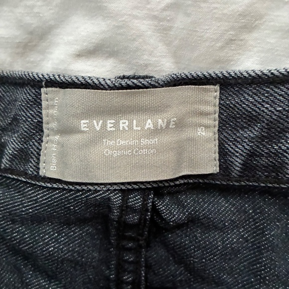 Everlane denim shorts black 25 - Picture 3 of 9